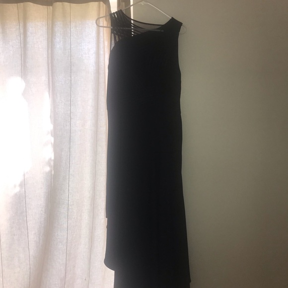 Halston Heritage Asymmetric dress with open back - Picture 3 of 4